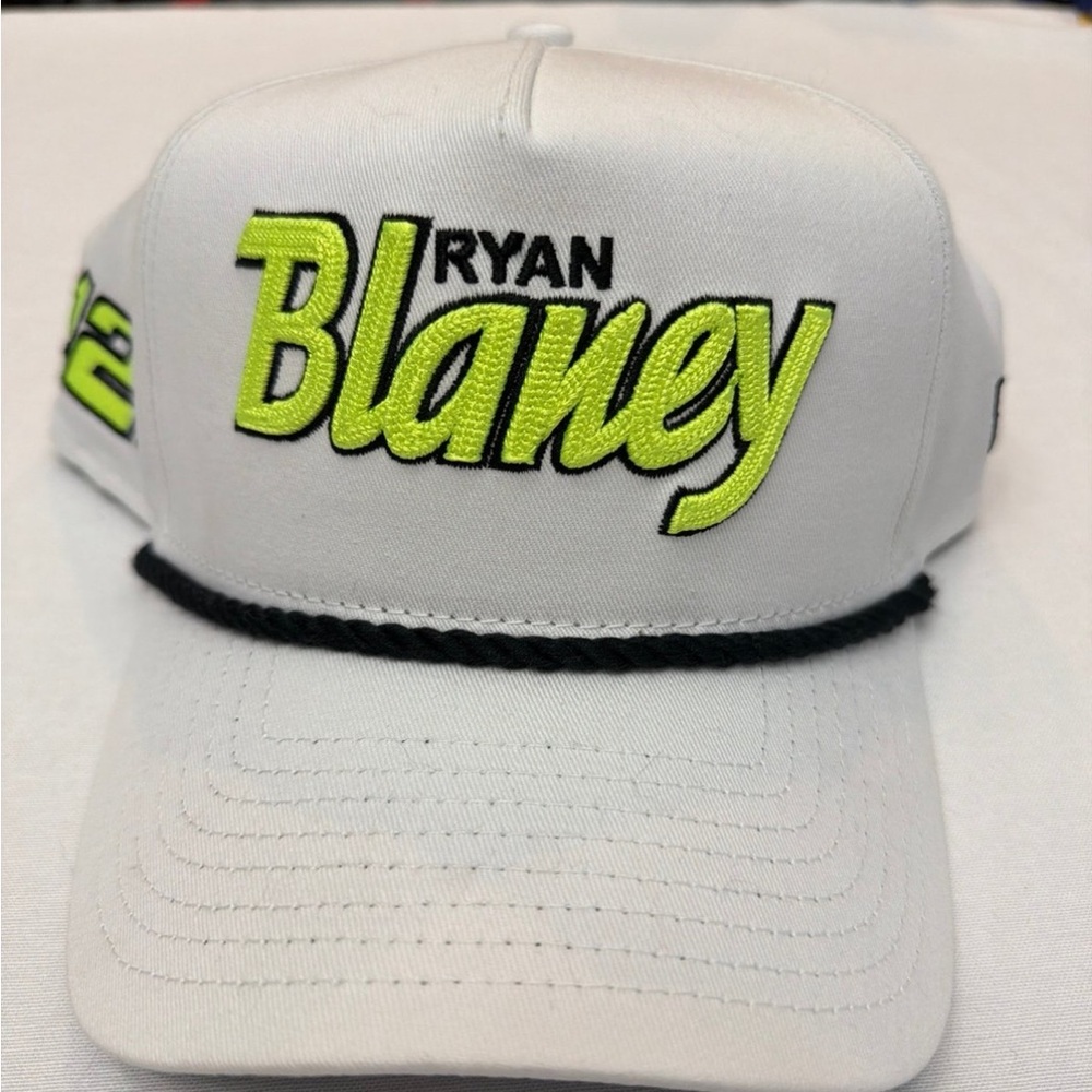EUC Ryan Blaney New Era NASCAR Hat Cap  9FORTY Snapback Adjustable - Picture 2 of 6